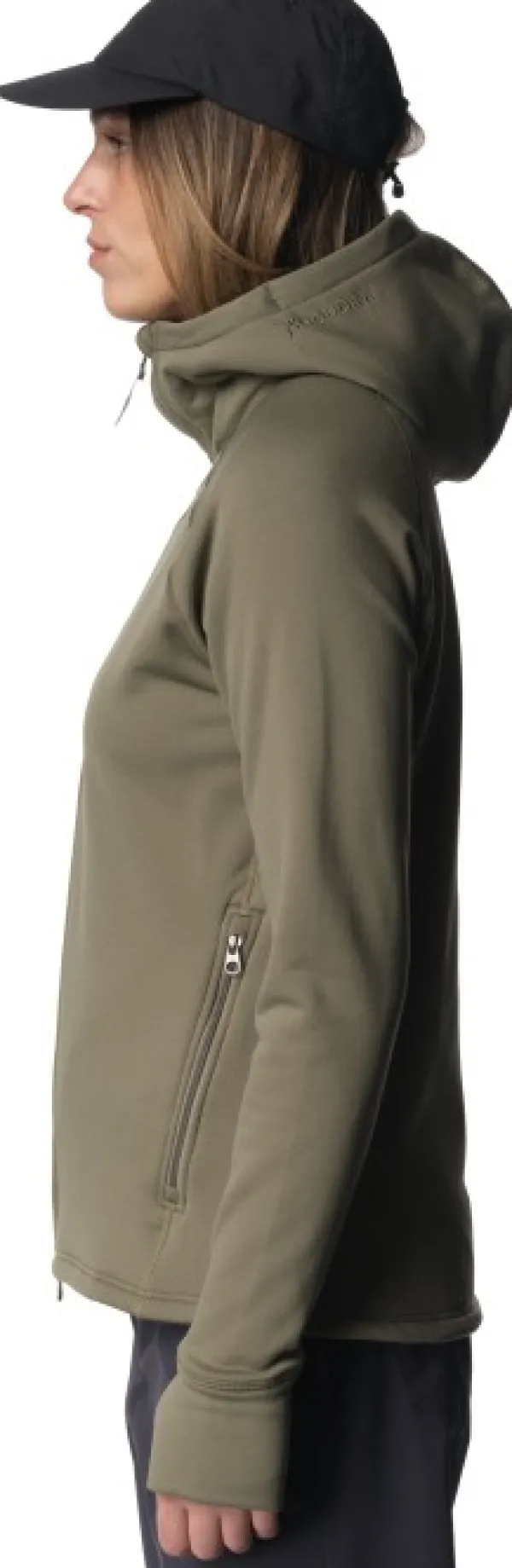 Houdini Power Houdi naisten huppari, vihreä| Hupparit, Fleecet Ja Välipaidat