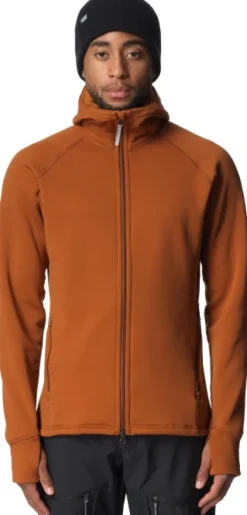 Houdini Hupparit, Fleecet Ja Välipaidat^Power Houdi takki, Cinnamon Brown