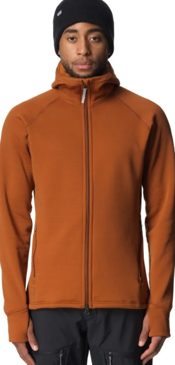 Houdini Hupparit, Fleecet Ja Välipaidat^Power Houdi takki, Cinnamon Brown