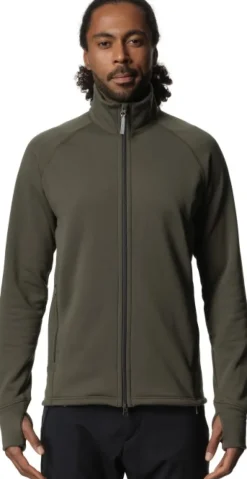 Houdini Power Up Jacket fleecetakki, Baremark Green| Hupparit, Fleecet Ja Välipaidat