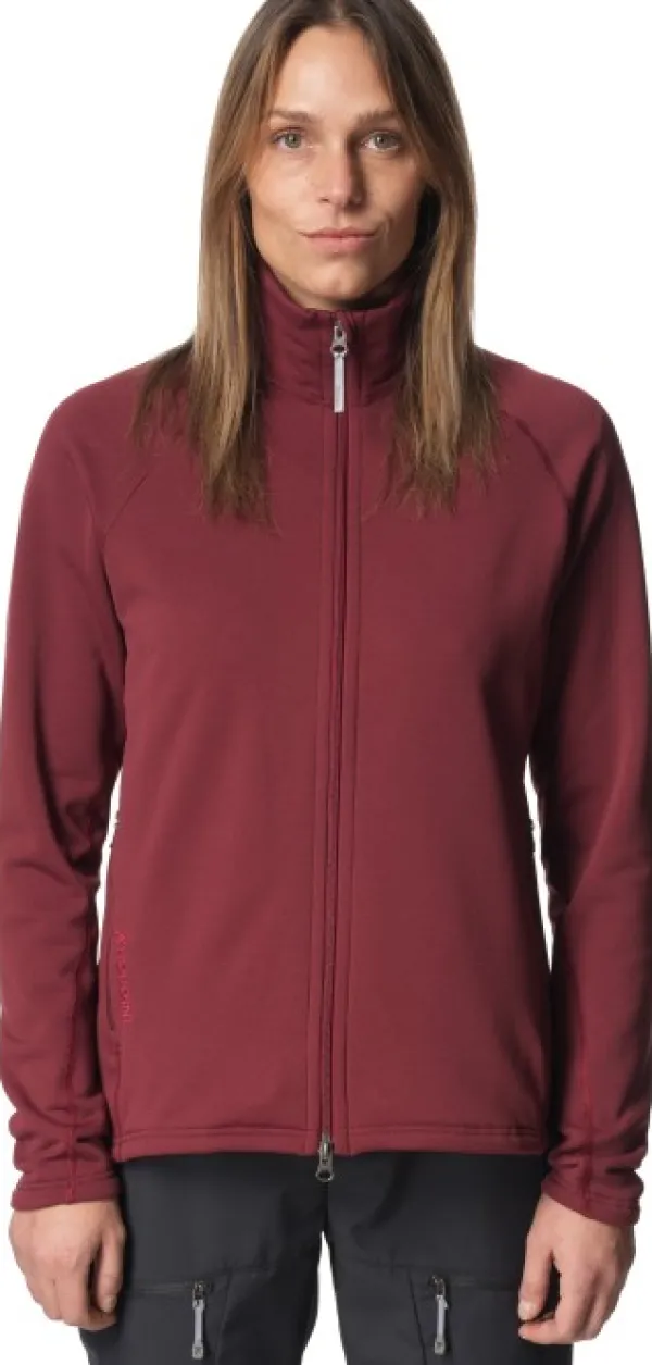 Houdini Hupparit, Fleecet Ja Välipaidat^Power Up Jacket naisten fleecetakki, Cab Red