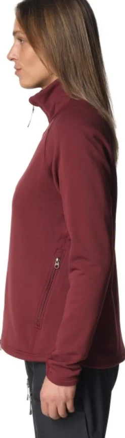 Houdini Hupparit, Fleecet Ja Välipaidat^Power Up Jacket naisten fleecetakki, Cab Red