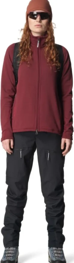 Houdini Hupparit, Fleecet Ja Välipaidat^Power Up Jacket naisten fleecetakki, Cab Red