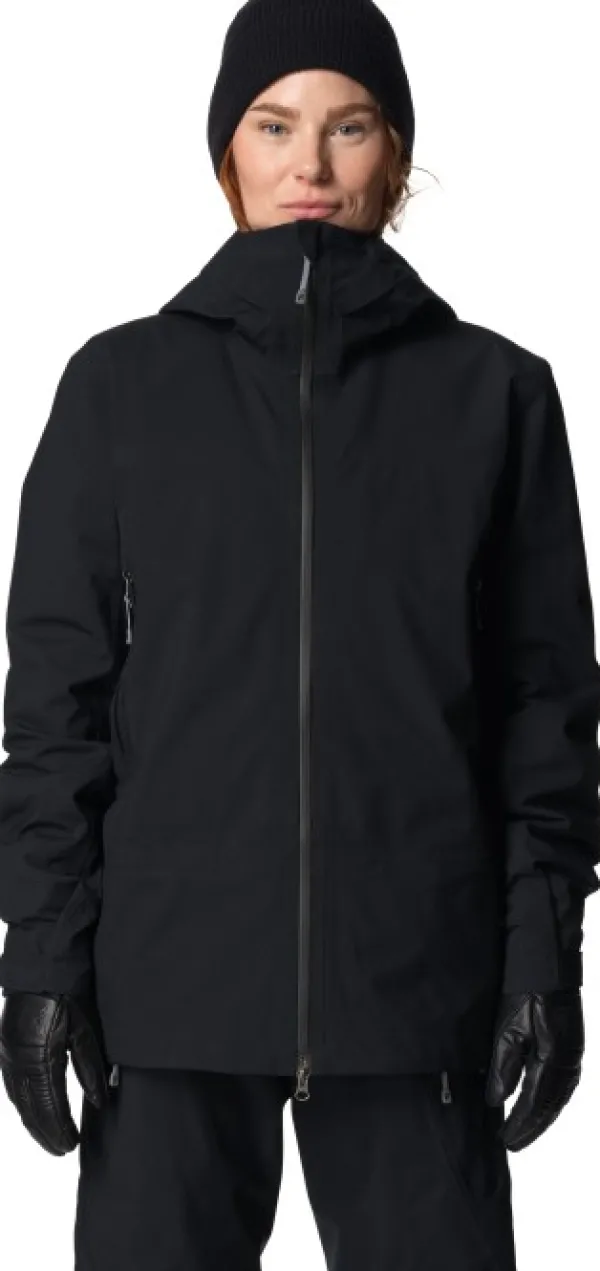 Houdini Kuori- Ja Sadetakit^Ride Jacket naisten kuoritakki, True Black