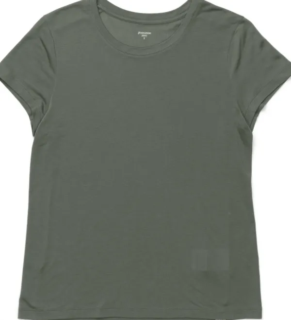 Houdini Tree Tee naisten t-paita, vihreäharmaa| T-paidat Ja Pikeepaidat