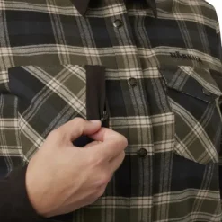 Härkila Aivak L/S Shirt naisten flanellipaita, Olive| Metsästyspaidat