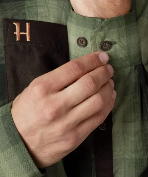 Härkila Metsästyspaidat^Akkan Shirt kauluspaita, Duffel Green