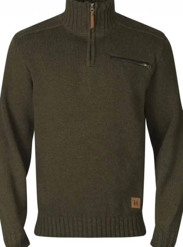Härkila Annaboda 2.0 HSP Knit Pullover neulepusero, vihreä| Metsästysliivit/Fleeceliivit