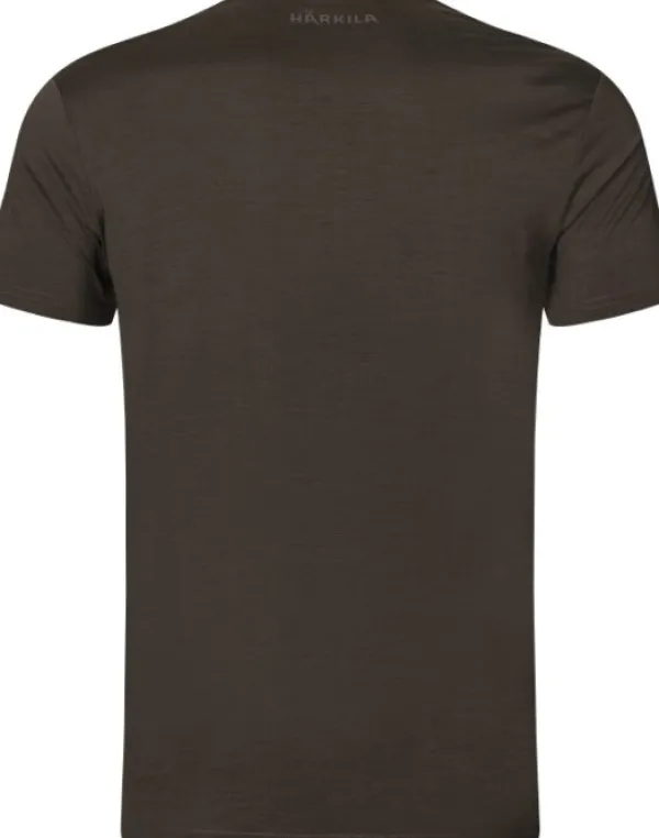 Härkila Metsästysliivit/Fleeceliivit^Base All Season S/S Shirt paita, Shadow Brown