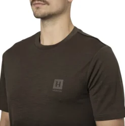 Härkila Metsästysliivit/Fleeceliivit^Base All Season S/S Shirt paita, Shadow Brown