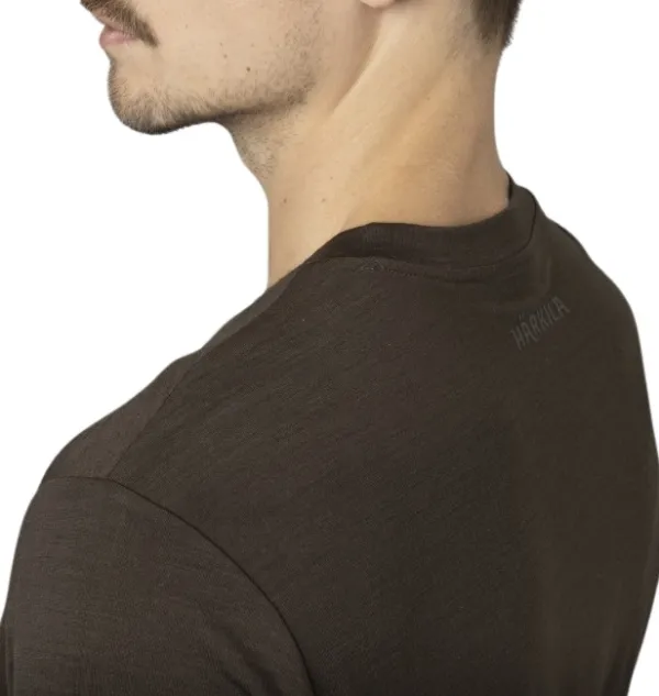 Härkila Metsästysliivit/Fleeceliivit^Base All Season S/S Shirt paita, Shadow Brown