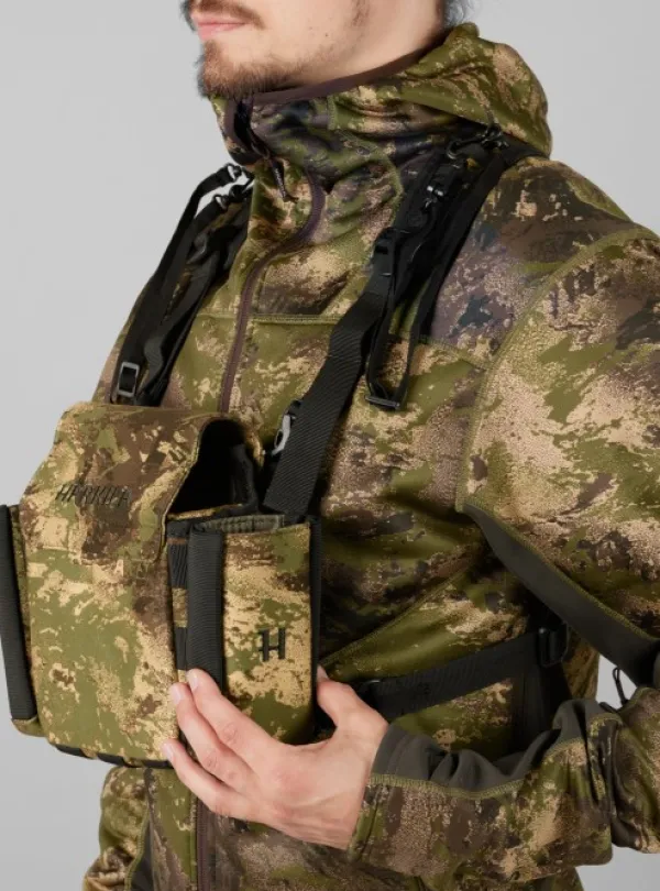 Härkila Katselukiikarit^Deer Stalker Camo Bino Strap kiikarin kantolaukku valjailla, Axis MSP®Forest