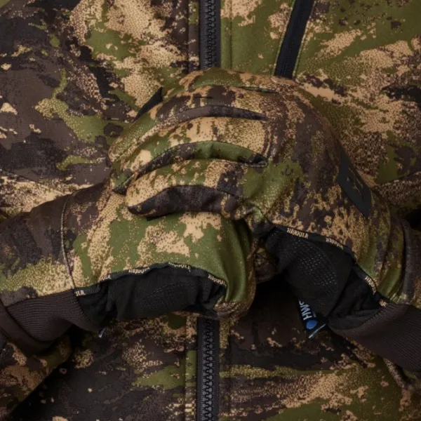 Härkila Deer Stalker Camo HWS metsästyskäsineet AXIS MSP, vihreä/camo| Metsästyskäsineet