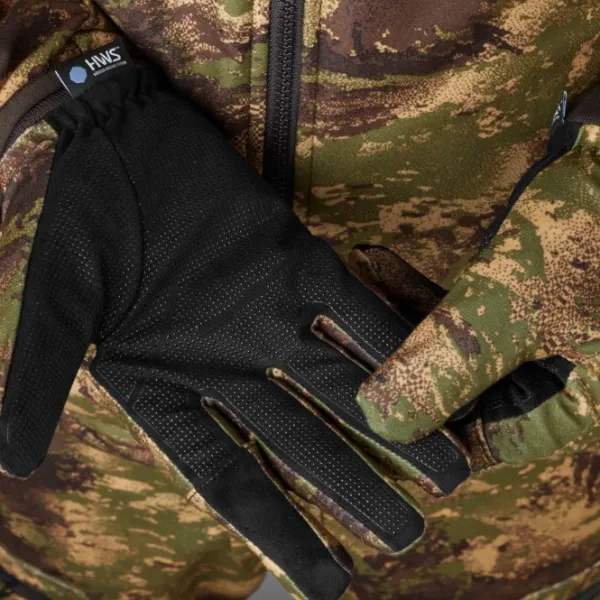 Härkila Deer Stalker Camo HWS metsästyskäsineet AXIS MSP, vihreä/camo| Metsästyskäsineet