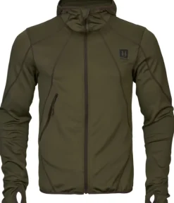 Härkila Metsästysliivit/Fleeceliivit^Deer Stalker Full-Zip Fleece Hoodie Willow Green