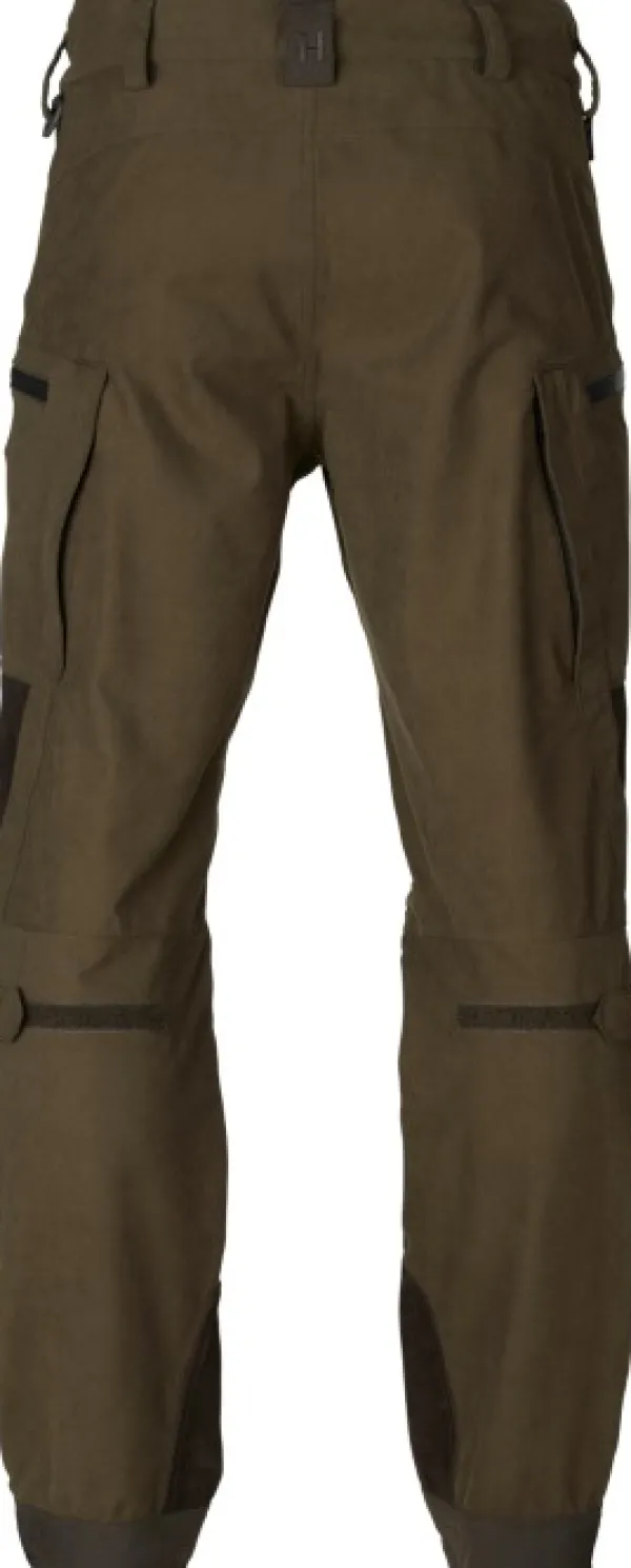 Härkila Driven Hunt HWS Leather Trousers metsästyshousut, Willow Green/Shadow Brown| Metsästyshousut/Nahkaiset Metsästyshousut