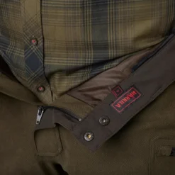 Härkila Driven Hunt HWS Leather Trousers metsästyshousut, Willow Green/Shadow Brown| Metsästyshousut/Nahkaiset Metsästyshousut