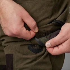 Härkila Driven Hunt HWS Leather Trousers metsästyshousut, Willow Green/Shadow Brown| Metsästyshousut/Nahkaiset Metsästyshousut