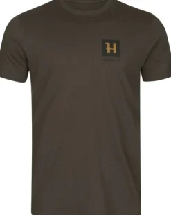 Härkila Metsästysliivit/Fleeceliivit^Gorm S/S T-shirt paita, Shadow Brown