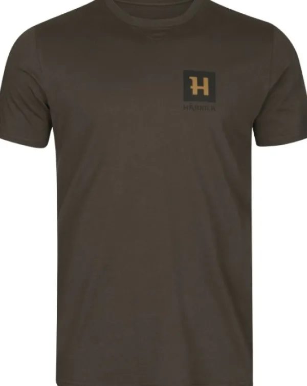 Härkila Metsästysliivit/Fleeceliivit^Gorm S/S T-shirt paita, Shadow Brown
