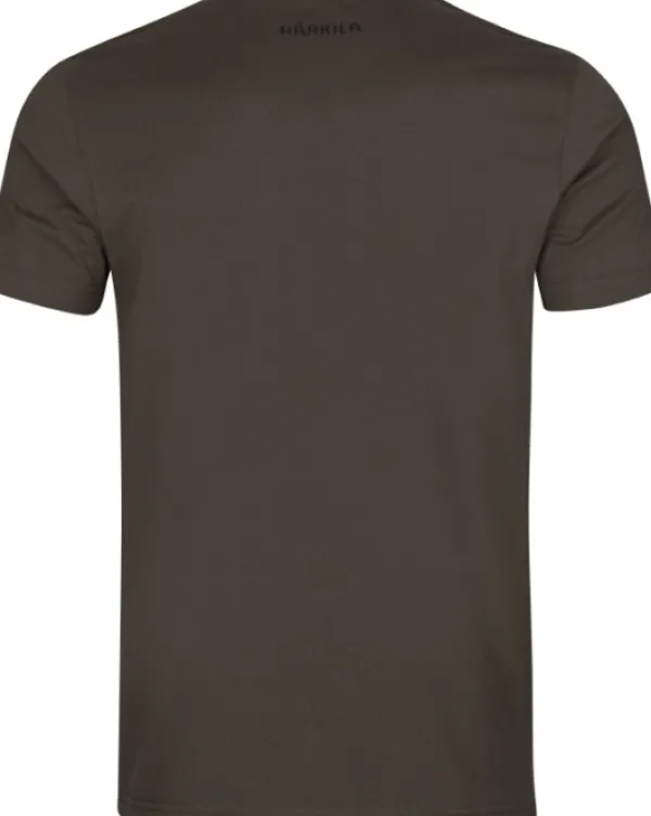 Härkila Metsästysliivit/Fleeceliivit^Gorm S/S T-shirt paita, Shadow Brown