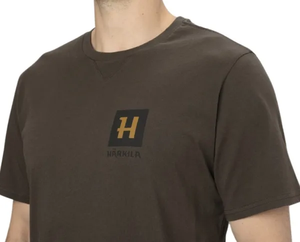 Härkila Metsästysliivit/Fleeceliivit^Gorm S/S T-shirt paita, Shadow Brown