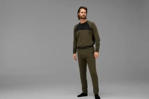 Härkila Heat L/S T-Shirt Willow Green/Black| Lämpövaatteet