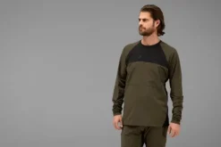 Härkila Heat L/S T-Shirt Willow Green/Black| Lämpövaatteet