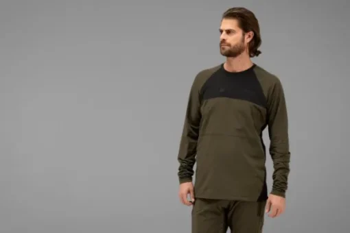 Härkila Heat L/S T-Shirt Willow Green/Black| Lämpövaatteet