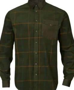 Härkila Kaldfjord vakosamettipaita, vihreä| Metsästyspaidat