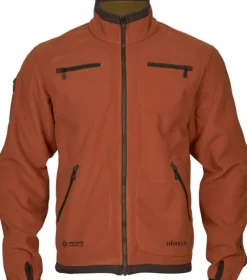 Härkila Metsästystakit/Softshell- Ja Tuulenpitävät Takit Metsälle^Kamko Fleece Dark Olive/Arabian Spice