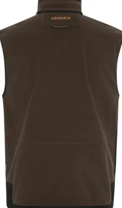 Härkila Liivit^Kamko Fleece Vest liivi, ruskea/punainen