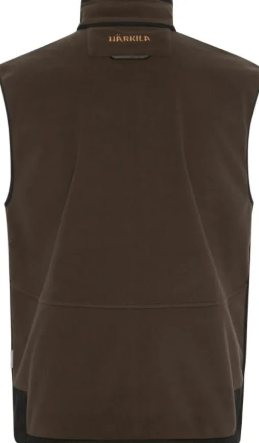 Härkila Liivit^Kamko Fleece Vest liivi, ruskea/punainen