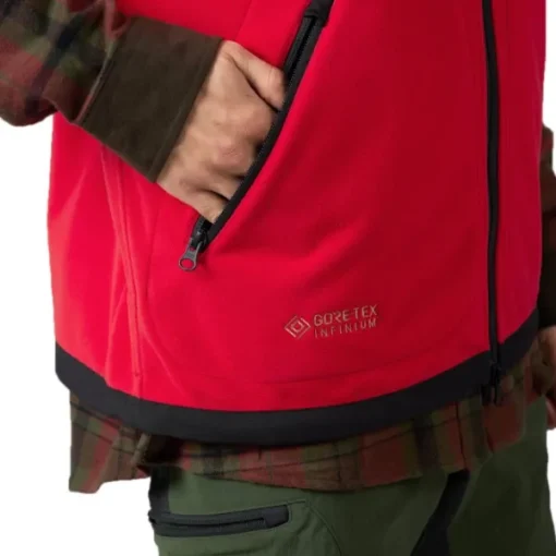 Härkila Liivit^Kamko Fleece Vest liivi, ruskea/punainen