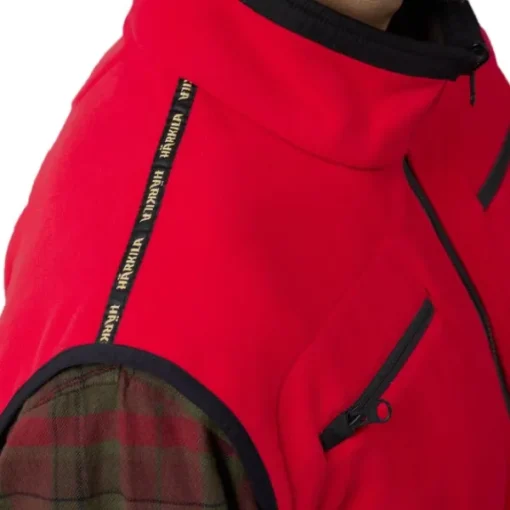 Härkila Liivit^Kamko Fleece Vest liivi, ruskea/punainen