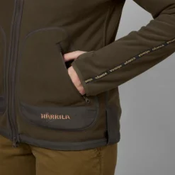 Härkila Naisten metsästysvaatteet/Naisten Metsästystakit^Kamko Fleece Women naisten kääntöfleecetakki, ruskea/punainen