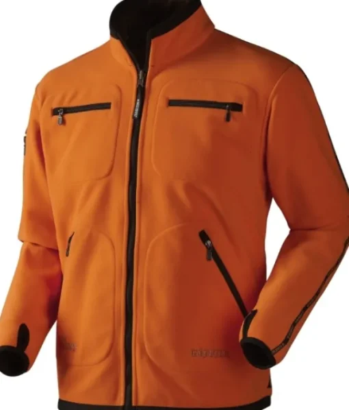 Härkila Koiranohjaajan Vaatteet^Kamko Windstopper Fleece Jacket Hunting Green/Orange Blaze