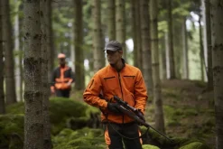 Härkila Koiranohjaajan Vaatteet^Kamko Windstopper Fleece Jacket Hunting Green/Orange Blaze