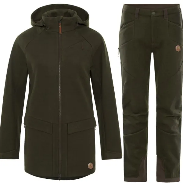 Härkila Metso Hybrid naisten metsästyspuku, Willow Green| Metsästyspuvut