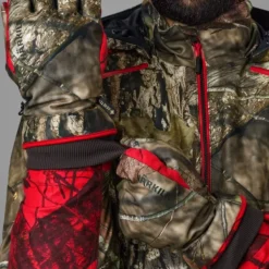 Härkila Metsästyskäsineet^Moose Hunter 2.0 GTX metsästyskäsineet MossyOak Break-Up, camo/punainen