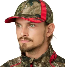 Härkila Moose Hunter 2.0 GTX -lippalakki, MossyOak Break-Up Country/Red Blaze| Metsästysasusteet/Metsästyslippikset