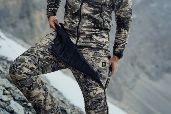 Härkila Mountain Hunter Expedition Packable Down Pant untuvahousut metsästykseen, AXIS MSP® Mountain| Toppahousut