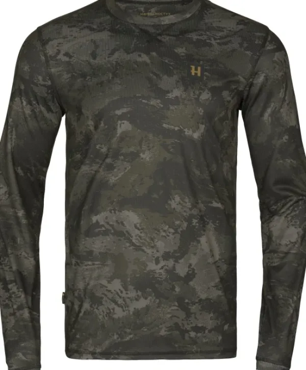 Härkila NOCTYX Camo L/S T-Shirt pitkähihainen paita, AXIS MSP®Black| Camovaatteet
