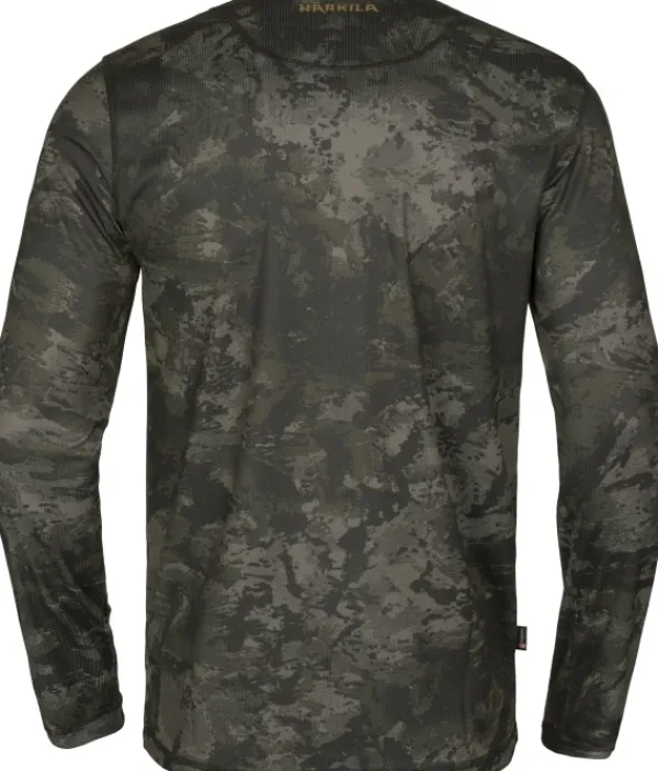 Härkila NOCTYX Camo L/S T-Shirt pitkähihainen paita, AXIS MSP®Black| Camovaatteet