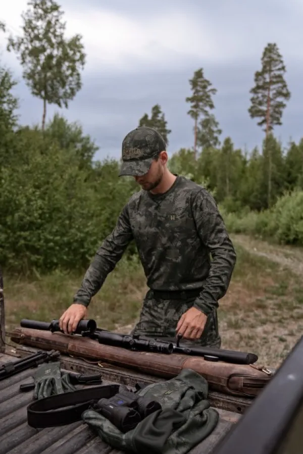 Härkila NOCTYX Camo L/S T-Shirt pitkähihainen paita, AXIS MSP®Black| Camovaatteet