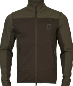 Härkila Olaf Fleece Jacket Shadow Brown/Forest Night| Metsästysliivit/Fleeceliivit