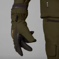 Härkila Metsästyskäsineet^Pro Hunter GTX metsästyskäsineet nahalla, vihreä/ruskea
