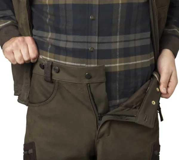 Härkila Metsästyshousut/Nahkaiset Metsästyshousut^Pro Hunter Leather Trousers nahkaiset metsästyshousut, Willow Green
