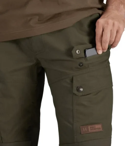 Härkila Retkeilyhousut^Pro Hunter Light Trouser Light metsästyshousut, Willow Green