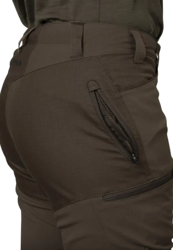 Härkila Naisten metsästysvaatteet/Naisten Metsästyshousut^Runa Trouser naisten metsästyshousut, Slate Brown/Willow Green